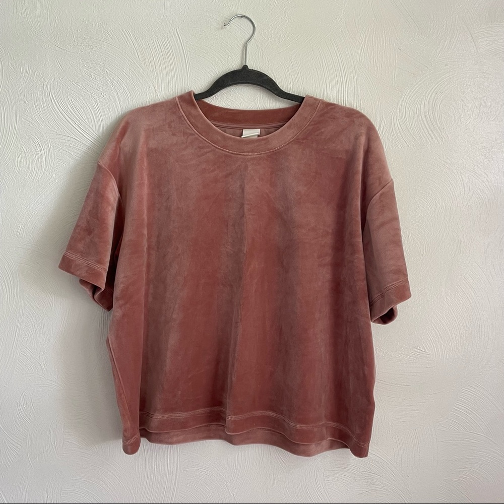 H&M Velour Top